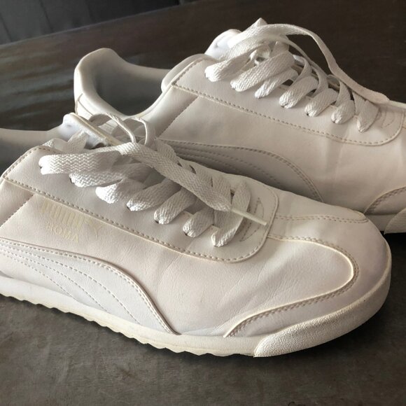 White Puma Roma Size 11 good condition - Picture 7 of 7